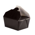 PacknWood 210BIO1N, 5x4.25x2.5-Inch Black Take-Out Meal Box, 450/CS