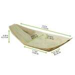 PacknWood 210BJQ12, 5.2x2.27-Inch 2 Oz Bamboo Leaf Boat, 1000/CS