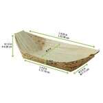 PacknWood 210BJQ22, 9.05x4-Inch 12 Oz Bamboo Leaf Boat, 1200/CS
