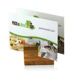 PacknWood 210ВЅIGN11, 1.55x1.55x0.9-Inch Bamboo Double Cardholder, 100/CS