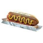 PacknWood 210CDOG, 7.1x1.55x0.75-Inch Hot Dog Holder Tray with Newspaper Print, 1000/CS