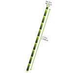 PacknWood 210CHP19BBW, 7.75x0.23-Inch Durable Bamboo Designed Paper Straws - Wrapped, 3000/CS