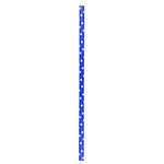 PacknWood 210CHP19DBLU, 7.75x0.23-Inch Blue & White Paper Straws - Unwrapped, 3000/CS