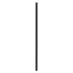 PacknWood 210CHP19FBLK, 7.75x0.23-Inch Solid Black Paper Straws - Unwrapped, 3000/CS
