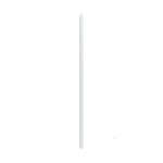 PacknWood 210CHP19WHW, 7.75x0.23-Inch Solid White Paper Straws - Wrapped, 3000/CS