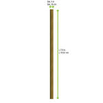 PacknWood 210CHP8KR, 7.75-Inch Kraft Durable Smoothie Paper Straws - Unwrapped, 3000/CS