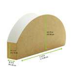 PacknWood 210CTAC151K, 5.9x0.9x1.1-Inch Kraft Taco Tray, 1000/CS (Discontinued)