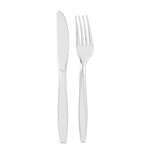 PacknWood 210CV88K31T, 7.55-Inch Wrapped Majesty Cutlery Clear Kit 3/1 (Knife, Fork, Napkin), 250/CS (Discontinued)