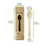 PacknWood 210CVB3W, 7.5x1.95-Inch Wrapped Wooden Spoon, 500/CS