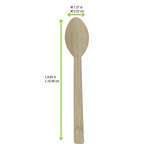 PacknWood 210CVBJN3, 6.7-inch Unwrapped Bamboo Light Spoon, 500/CS