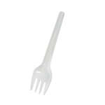 PacknWood 210CVFPE, 5.3-inch White Folding Fork Wrapped, 1000/CS