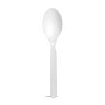 PacknWood 210CVPL633W, 5.6-Inch Unwrapped Corn White Spoon, 1000/CS