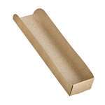 PacknWood 210DOGKR, 9.75x2.1x1.3-Inch Kraft Hot Dog Tray, 1000/CS