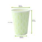 PacknWood 210GCLEAF12, 12 Oz Leaf Design Paper Cup, 1000/CS (Discontinued)