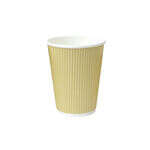 PacknWood 210GCR8BG, 8 Oz Rippled Beige Cup, 1000/CS (Discontinued)