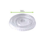 PacknWood 210GKL96L, 3.75-inch Clear PET Flat Lid for 210POC270N, 1000/CS