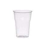 PacknWood 210GPLA400, 12 Oz Clear Compostable Drinking Serving Cup for Cold Drinks, 1000/CS