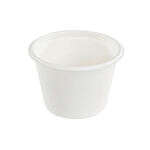 PacknWood 210GPU500, 16 Oz White Sugarcane Takeout Bowl, 500/CS (Discontinued)
