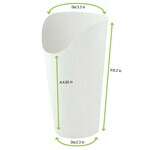 PacknWood 210GSPW660, 14 Oz White Kraft Wrap Cup, 1000/CS