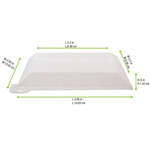 PacknWood 210KLAR1010L, 4-inch Klarity Clear PET Lid for 210KLAR1010, 100/PK