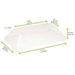PacknWood 210KLARL1365L, 2.5-inch Klarity Transparent PET Lid for 210KLAR1365, 200/CS