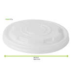 PacknWood 210LPLAS8, 3.5-inch CPLA Lid For 8 Oz Cup, 1000/CS