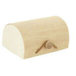 PacknWood 210MAC3CYB, 3-inch Rectangular Wood Box for 3 Macarons with Latch, 100/PK