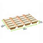 PacknWood 210MBAKE5X4, 22-inch Rectangular Baking Molds Tray for 210MBAKE160 Mold, 25/PK