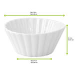 PacknWood 210MBPROND, 4 Oz Mini Porcelain Bowl, 24/PK