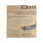 PacknWood 210PABK38L, 15-inch Greaseproof Kraft Paper with Newsprint Design, 500/CS