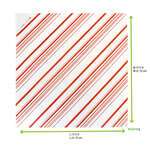 PacknWood 210PAP3132R, 12-inch Decorative Paper Liners Red Design, 500/CS