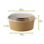 PacknWood 210PC481K, 16 Oz Round Kraft To Go Sturdy Paper Cup for Cold & Hot Servings, 360/CS