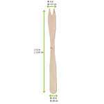PacknWood 210PIQFB140, 5.5-inch Mini Wooden Fork Picks, 5000/CS
