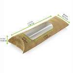 PacknWood 210PLW3K, 32 Oz Rectangular Large Pillow Pack With Window, 250/CS (Discontinued)