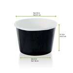 PacknWood 210POC181N, 7 Oz Black Paper Cup, 1000/CS