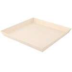 PacknWood 210SAMBQ2323, 42 Oz Square "Samurai" Wooden Dish, 100/PK