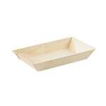 PacknWood 210SAMBQ85, 10 Oz Rectangular "Samurai" Wooden Dish, 100/PK