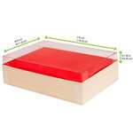 PacknWood 210SAMLID120, 6.3-inch Clear PET Lid for 210SAMRED120, 100/PK