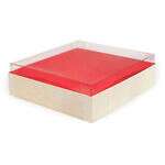 PacknWood 210SAMLID160, 6-inch Clear PET Lid for 210SAMRED160, 100/PK