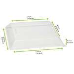 PacknWood 210SAMLT2323, 9-inch Clear PET Lid for 210SAMBQ2323, 100/PK