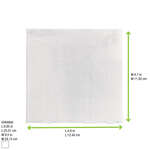 PacknWood 210SMP2020W, 8x8-inch Point to Point White Tissue Napkin, 4000/CS