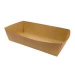 PacknWood 210SNAK2, 7.5-inch Kraft Snack Tray (Sleeves Sold Separately), 300/CS