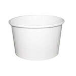 PacknWood 210SOUP8, 8 Oz White Soup Cup (Lid optional), 500/CS