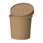 PacknWood 210SOUPCOK12, 12 Oz Brown Kraft Soup Cup with Kraft Lid Included, 500/CS