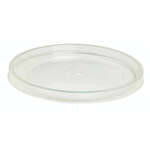 PacknWood 210SOUPLPP157 5.9'' Dia PP Lid for Hot Food for 16/20/24/32-Oz Buckaty Containers, Clear, 360/CS
