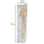 PacknWood 210SPKBEM, 5.7-inch Wooden Spork Individually Wrapped, 250/CS