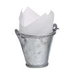 PacknWood 210SXM01-X, 1 Oz. Reusable Metal Mini Bucket, 1.6-inch height, 2-inch diameter, 24/CS