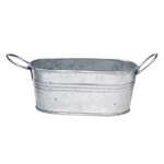 PacknWood 210SXM04-X, 7.5 Oz. Reusable Metal Mini Tub Bucket, 4.6x2.7x1.9-inch, 6/CS