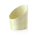 PacknWood 210WFRY2, 7 Oz Slanted Wood Cup, 100/PK