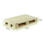 PacknWood 210WP2012, 8-inch Serving Wood Pallet, 32/PK